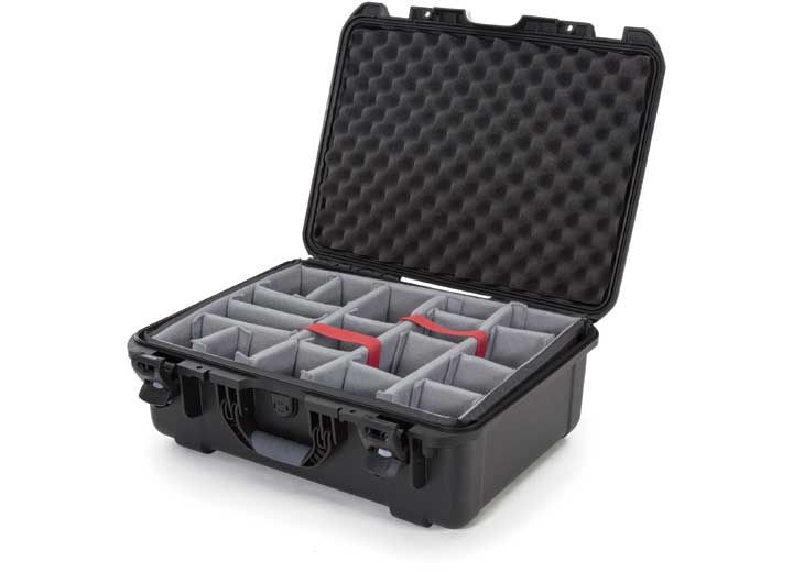 Nanuk 940 waterproof hard case w/padded divider - black, interior: 20 x 14 x 8in Main Image