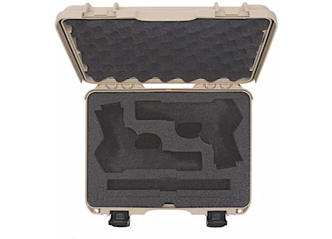 Nanuk 910 waterproof hard case w/classic gun - tan, interior: 13.2 x 9.2 x 4.1in Main Image