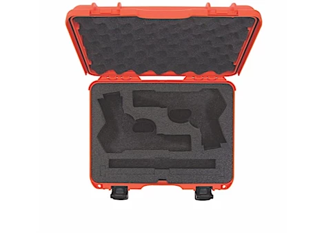 Nanuk 910 waterproof hard case w/classic gun - orange, interior: 13.2 x 9.2 x 4.1in Main Image