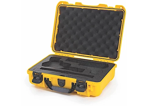 Nanuk 910 waterproof hard case w/classic gun - yellow, interior: 13.2 x 9.2 x 4.1in Main Image