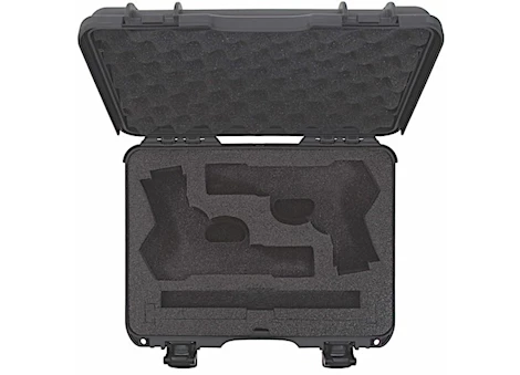 Nanuk 910 waterproof hard case w/classic gun - graphite, interior: 13.2 x 9.2 x 4.1in Main Image