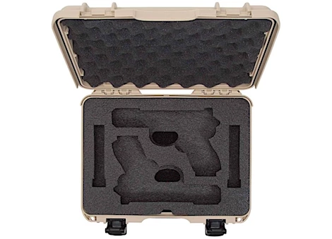 Nanuk 910 waterproof hard case w/glock - tan, interior: 13.2 x 9.2 x 4.1in Main Image
