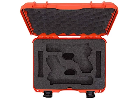 Nanuk 910 waterproof hard case w/glock - orange, interior: 13.2 x 9.2 x 4.1in Main Image