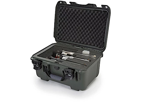 Nanuk 918 waterproof hard case w/foam insert for revolver û olive, interior: 14.9 x 9.8 x 8.6in Main Image