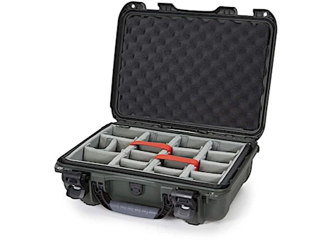Nanuk 923 waterproof hard case w/padded divider - olive, interior: 16.7 x 11.3 x 5.4in Main Image