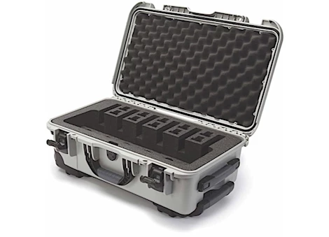 Nanuk 935 waterproof hard case w/foam 6up - silver, interior: 20.5 x 11.3 x 7.5in Main Image