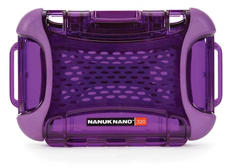 Nanuk 320 hard case nanuk nano - purple, interior: 5.9 x 3.3 x 1.5in Main Image