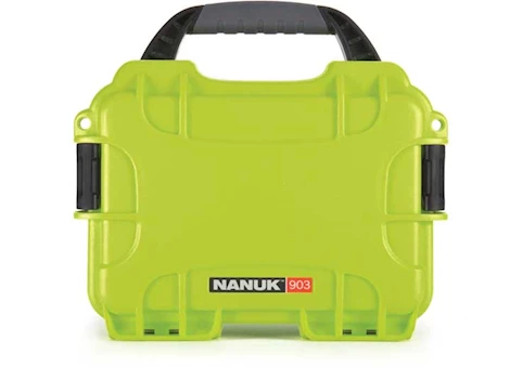 Nanuk 903 waterproof hard case - lime, interior: 7.4 x 4.9 x 3.1in Main Image