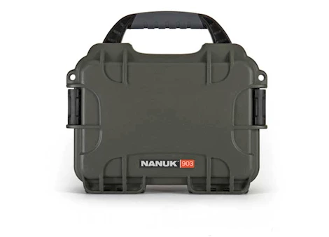 Nanuk 903 waterproof hard case - olive, interior: 7.4 x 4.9 x 3.1in Main Image