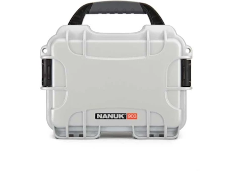 Nanuk 903 waterproof hard case - silver, interior: 7.4 x 4.9 x 3.1in Main Image