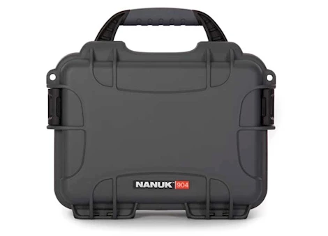 Nanuk 904 waterproof hard case - graphite, interior: 8.4 x 6 x 3.7in Main Image
