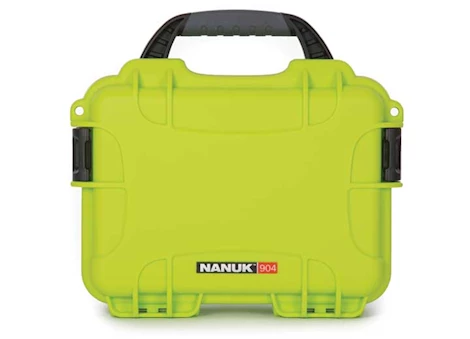 Nanuk 904 waterproof hard case - lime, interior: 8.4 x 6 x 3.7in Main Image