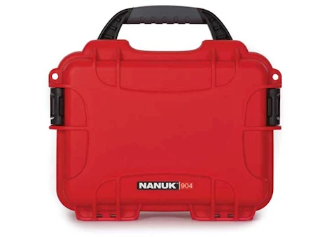 Nanuk 904 waterproof hard case - red, interior: 8.4 x 6 x 3.7in Main Image