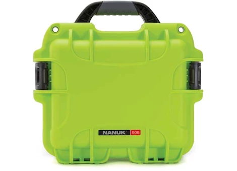 Nanuk 905 waterproof hard case - lime, interior: 9.4 x 7.4 x 5.5in Main Image