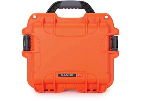 Nanuk 905 waterproof hard case - orange, interior: 9.4 x 7.4 x 5.5in Main Image