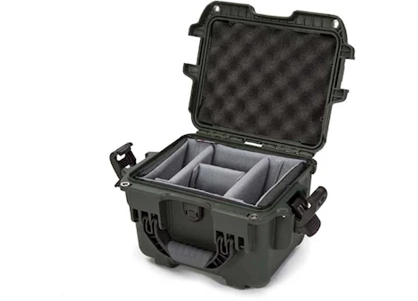 Nanuk 908 waterproof hard case w/padded divider - olive, interior: 9.5 x 7.5 x 7.5in Main Image