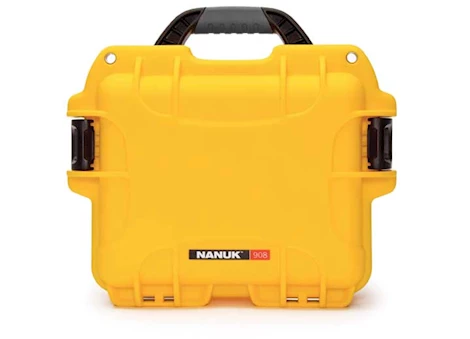 Nanuk 908 waterproof hard case - yellow, interior: 9.5 x 7.5 x 7.5in Main Image