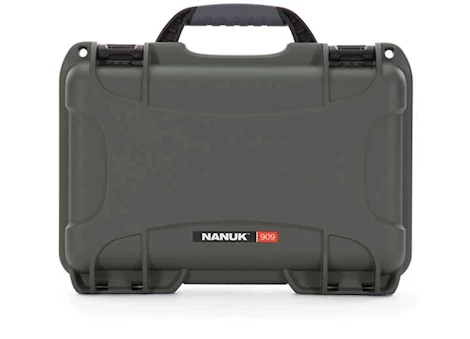 Nanuk 909 waterproof hard case - olive, interior: 11.4 x 7 x 3.7in Main Image