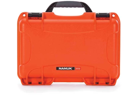 Nanuk 909 waterproof hard case - orange, interior: 11.4 x 7 x 3.7in Main Image