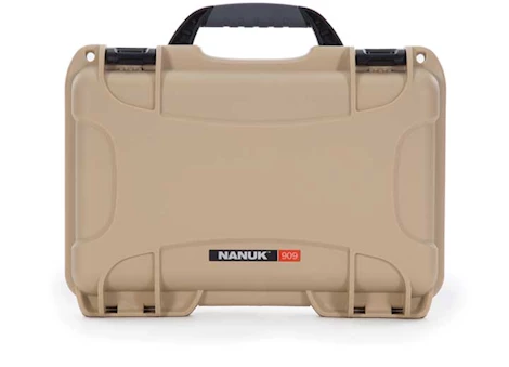 Nanuk 909 waterproof hard case - tan, interior: 11.4 x 7 x 3.7in Main Image