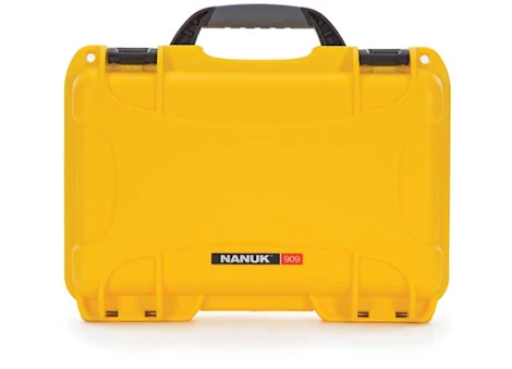 Nanuk 909 waterproof hard case - yellow, interior: 11.4 x 7 x 3.7in Main Image