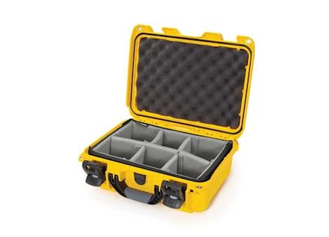 Nanuk 915 waterproof hard case w/padded divider - yellow, interior: 13.8 x 9.3 x 6.2in Main Image