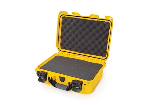Nanuk 915 waterproof hard case w/foam - yellow, interior: 13.8 x 9.3 x 6.2in Main Image