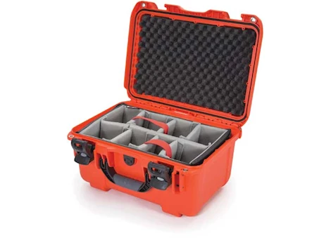 Nanuk 918 waterproof hard case w/padded divider - orange, interior: 14.9 x 9.8 x 8.6in Main Image