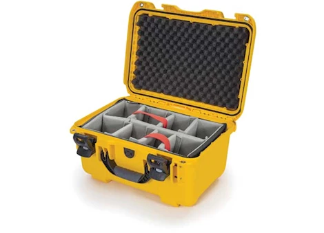 Nanuk 918 waterproof hard case w/padded divider - yellow, interior: 14.9 x 9.8 x 8.6in Main Image