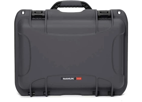 Nanuk 918 waterproof hard case - graphite, interior: 14.9 x 9.8 x 8.6in Main Image