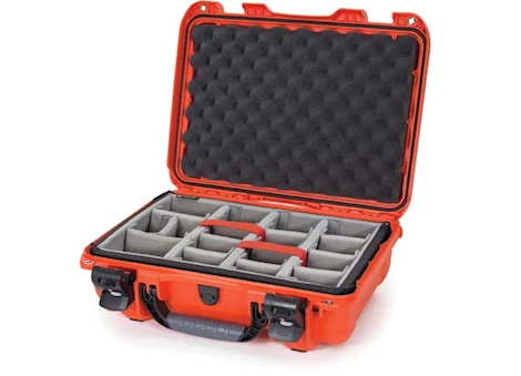 Nanuk 923 waterproof hard case w/padded divider - orange, interior: 16.7 x 11.3 x 5.4in Main Image