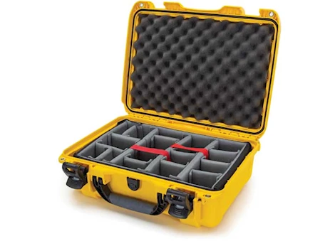 Nanuk 925 waterproof hard case w/padded divider - yellow, interior: 17 x 11.8 x 6.4in Main Image