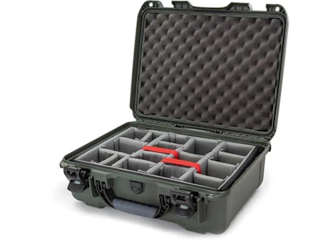 Nanuk 930 waterproof hard case w/padded divider - olive, interior: 18 x 13 x 6.9in Main Image