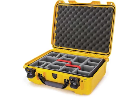 Nanuk 930 waterproof hard case w/padded divider - yellow, interior: 18 x 13 x 6.9in Main Image
