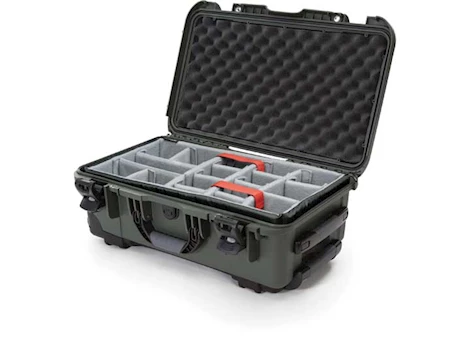 Nanuk 935 waterproof hard case w/padded divider - olive, interior: 20.5 x 11.3 x 7.5in Main Image