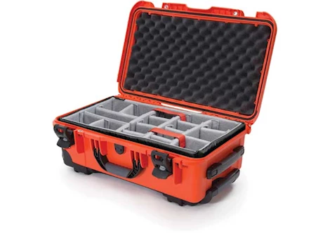 Nanuk 935 waterproof hard case w/padded divider - orange, interior: 20.5 x 11.3 x 7.5in Main Image