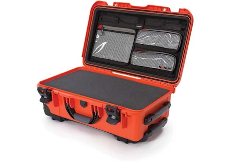 Nanuk 935 waterproof hard case w/lid org./foam - orange, interior: 20.5 x 11.3 x 7.5in Main Image