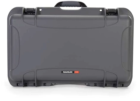 Nanuk 935 waterproof hard case - graphite, interior: 20.5 x 11.3 x 7.5in Main Image