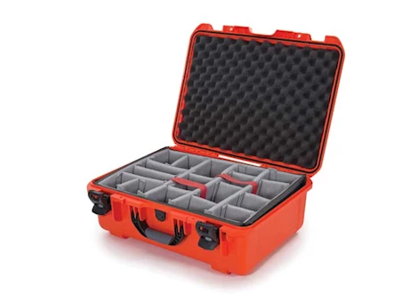 Nanuk 940 waterproof hard case w/padded divider - orange, interior: 20 x 14 x 8in Main Image