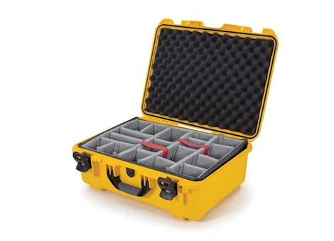 Nanuk 940 waterproof hard case w/padded divider - yellow, interior: 20 x 14 x 8in Main Image