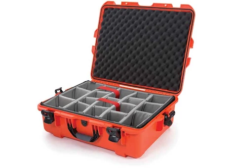 Nanuk 945 waterproof hard case w/padded divider - orange, interior: 22 x 17 x 8.2in Main Image
