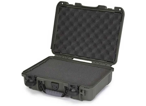 NANUK 910 WATERPROOF HARD CASE W/FOAM-OLIVE, INTERIOR: 13.2 X 9.2 X 4.1IN