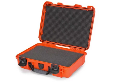 NANUK 910 WATERPROOF HARD CASE W/FOAM-ORANGE, INTERIOR: 13.2 X 9.2 X 4.1IN