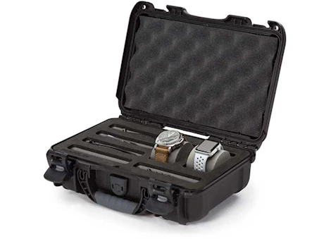 NANUK CASE W/FOAM INSERT FOR 2 WATCHES AND 5 KNIVES-BLACK, INTERIOR: 11.4 X 7 X 3.7IN