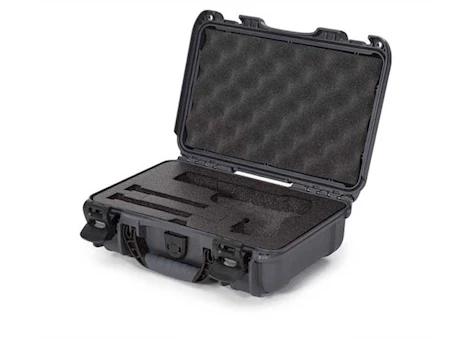 NANUK 909 WATERPROOF HARD CASE W/CLASSIC GUN-GRAPHITE, INTERIOR: 11.4 X 7 X 3.7IN