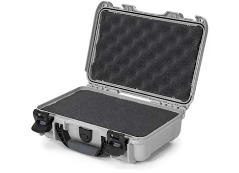 Nanuk 909 waterproof hard case w/foam-silver, interior: 11.4 x 7 x 3.7in