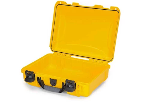 NANUK 910 WATERPROOF HARD CASE-YELLOW, INTERIOR: 13.2 X 9.2 X 4.1IN