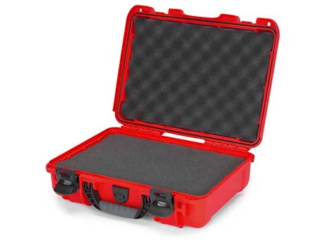 NANUK 910 WATERPROOF HARD CASE W/FOAM-RED, INTERIOR: 13.2 X 9.2 X 4.1IN