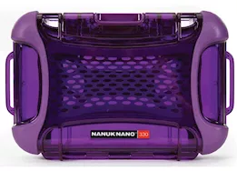 Nanuk 330 hard case nanuk nano - purple, interior: 6.7 x 3.8 x 1.9in