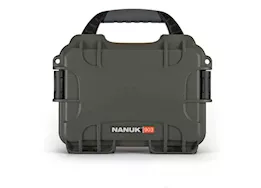 Nanuk 903 waterproof hard case - olive, interior: 7.4 x 4.9 x 3.1in